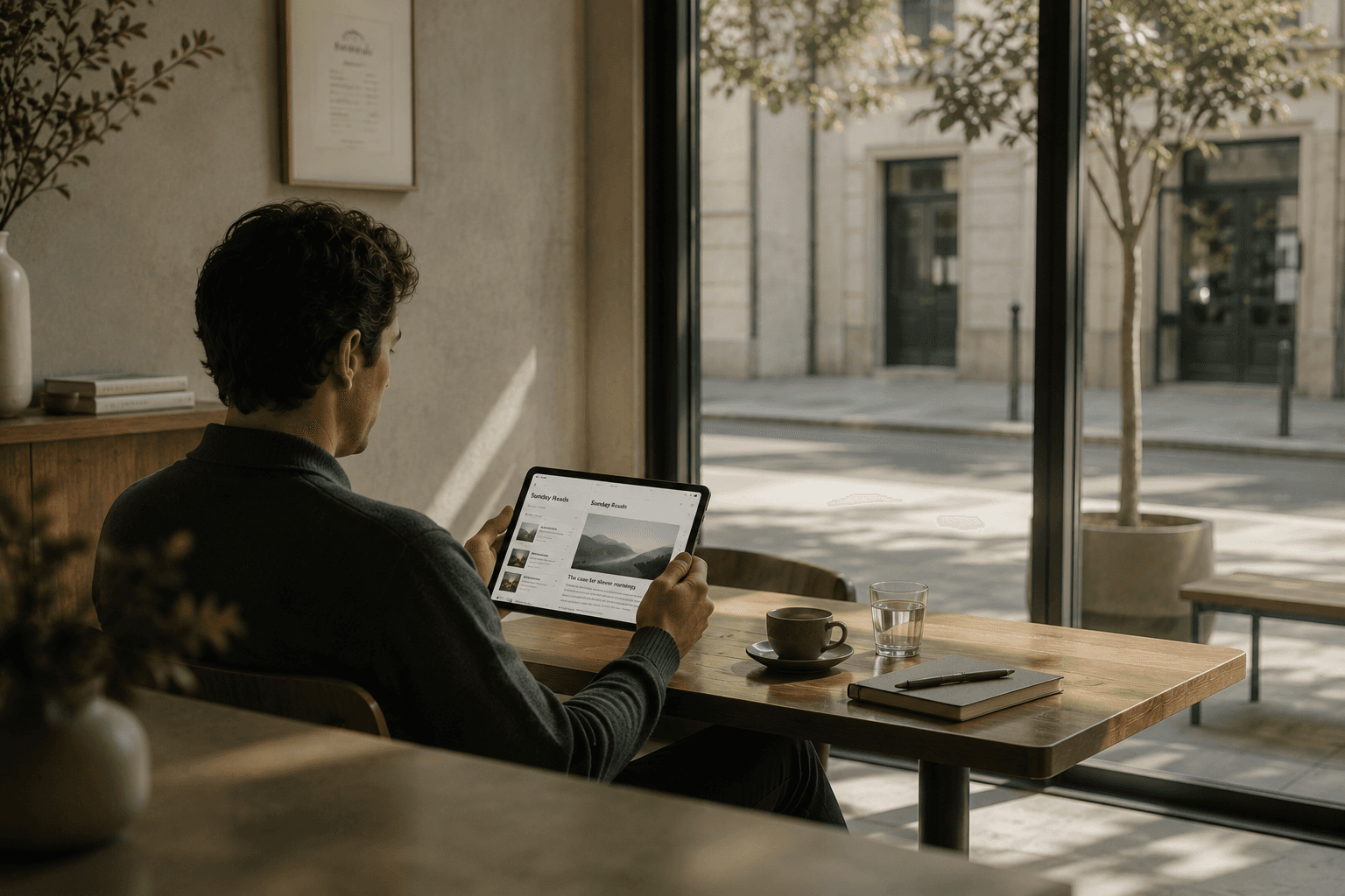 A discovery hero — the best writing, quietly excellent